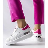 Gemre White sneakers with colorful perforation Chalut | Shoptok.si