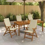  Jastuk za stolac s visokim naslonom GEMERT 6 kom. - Krem (poliester) 120 x 50 x 3 cm 6 | shoptok.hr