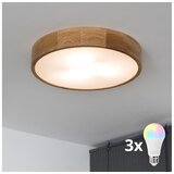  Brilagi - LED RGBW prigušiva stropna svetiljka CARVALHO 3xE27/15W/230V Wi-Fi hrast prečnika 47,5 | Eponuda.com