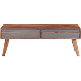  Stolić za kavu sivi 110 x 50 x 40 cm od masivnog drva | shoptok.hr