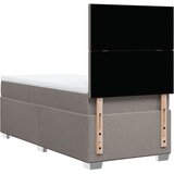  Krevet s oprugama i madracem smeđesivi 80x200 cm od tkanine | shoptok.hr