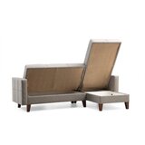 Atelier Del Sofa ugaona garnitura polya light grey | ePonuda.com