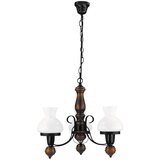 Rabalux petronel luster E27, 3x60W crna klasična rasveta | Eponuda.com