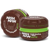 Nishman 08 stiling vosek za kratke lase z mat učinkom 150 ml Cene