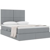 Postelja s shranjevanjem Svetlo siva 140 x 190 cm Umjetno usnje, (5000106493) | Shoptok.si