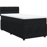 Box spring krevet s madracem crni 100x200 cm baršunasti | shoptok.hr