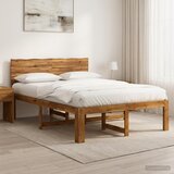  Krevetni okvir s uzglavljem ROSTOCK Prirodna 120 x 190 cm | shoptok.hr