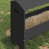 Hranilica za stoku Crna 79 x 35 x 62 cm Hladno valjani čelik | Eponuda.com