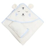 Bebekevi Peškir s kapuljačom i rukavicom cute lion – beli ( BD1475B ) Cene