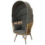 DEKOR DOM Siva-Baštenska stolica sa tendom 041958 | Eponuda.com