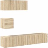  4-dijelni set TV ormarića boja hrasta sonome konstruirano drvo | shoptok.hr