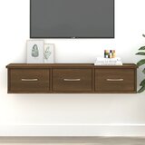 Maison Chic Stenska omarica - Zidna omarica rjavi hrast 88x26x18,5 cm konstruiran les iu27, (22063485) | Shoptok.si