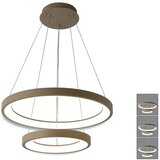 Brilagi LED prigušiva luster na sajli FALCON SLIM LED/68W/230V Ø 50 cm bež + daljinski upravljač | Eponuda.com