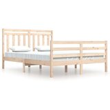  Posteljni okvir iz trdnega lesa 140x200 cm, (20643507) | Shoptok.si