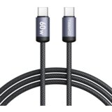  TRANYOO T-P21 Kabl USB-C na USB-C, 60W, 1m (ojačani), Crni | ePonuda.com