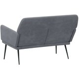  Klop temno siva 108x79x79 cm žamet, (20697753) | Shoptok.si