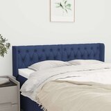  Vzglavje z ušesi modro 147x16x78/88 cm blago, (20952951) Cene