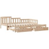  Dnevni krevet na razvlačenje s ladicama bez madraca 80x200 cm | shoptok.hr