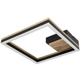 Globo LED stropna svjetiljka Beatrix (12 W, Topla bijela, Crna, D x Š x V: 270 x 270 x 54 mm) | shoptok.hr