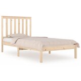  The Living Store Posteljni okvir iz trdne borovine 75x190 cm - Posteljni Okvir, (21501317) | Shoptok.si