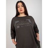 RELEVANCE Tunic-RV-TU-7505.15-dark khaki | Shoptok.si