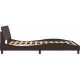  Okvir za krevet Dover tamnosmeđi 140 x 190 cm od tkanine | shoptok.hr