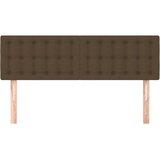  Uzglavlja tamnosmeđa 144x5x78/88 cm od tkanine | Eponuda.com