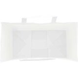 vidaXL Papirnate vrečke 250 kosov z ročaji bela 21x11x36 cm | Shoptok.si