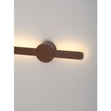 Nova Luce Smeđa LED zidna lampa aluminijska Norei – | shoptok.hr
