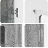  Set TV komoda s ladicama Siva Sonoma Konstruirano drvo | shoptok.hr