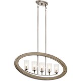 Elstead Lighting Grand Bank Kichler lestenec s 5 lučmi, antično siv, (22098380) | Shoptok.si