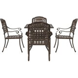  Set vrtnih stolova 5 pcs Bronzana Liveni aluminij | shoptok.hr