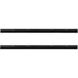  Držač četke za vrata 2 pcs Crna 100 cm Aluminijski legura | shoptok.hr