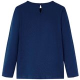  Dječja majica dugih rukava tamnoplava 104 | shoptok.hr