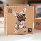  Drvene slagalice sa motivima slavnih kuca - Francuski buldog | ePonuda.com