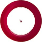 Pip Studio Love Birds - krožnik Deer Dark Red - 26,5 cm Cene