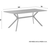 Mömax jedilna miza aragon, ca. 180 x 90 cm | Shoptok.si