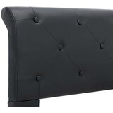  Okvir za krevet od umjetne kože crni 120 x 200 cm - Crna 120 x 200 cm | shoptok.hr