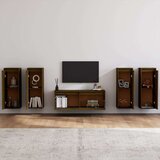 TV omarica 5 kosov medeno rjava trdna borovina, (20730924) | Shoptok.si