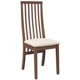  Jedilni stoli z blazinami 2 kosa Brown Solid Wood Rubber | Shoptok.si