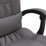  Masažni pisarniški stol sivo umetno usnje, (21113840) | Shoptok.si