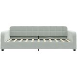  Dnevni krevet svjetlosivi 90 x 190 cm baršunasti | shoptok.hr