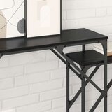  Konzolna stolica 2 pcs Crni hrast 100 x 28 x 75 cm | Eponuda.ba