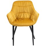 Livetastic Naslanjač Samt, Gorčično Rumena | Shoptok.si