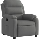 vidaXL Naslanjač iz temno sivega blaga, (20927477) | Shoptok.si