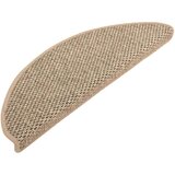 vidaXL Samoljepljivi otirači za stepenice 15 kom 65 x 25 cm tamnobež | shoptok.hr