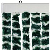 vidaXL Zavesa proti mrčesu zelena in bela 100x230 cm šenilja | Shoptok.si