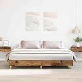  Posteljni okvir brez vzmetnice star les 180x200 cm, (21792731) Cene