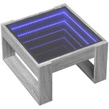  Stolić s beskonačnim LED svjetlima boja hrasta 50x53x30 cm | shoptok.hr