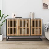 vidaXL Komoda crna 105 x 30 x 65 cm od konstruiranog drva Cijene